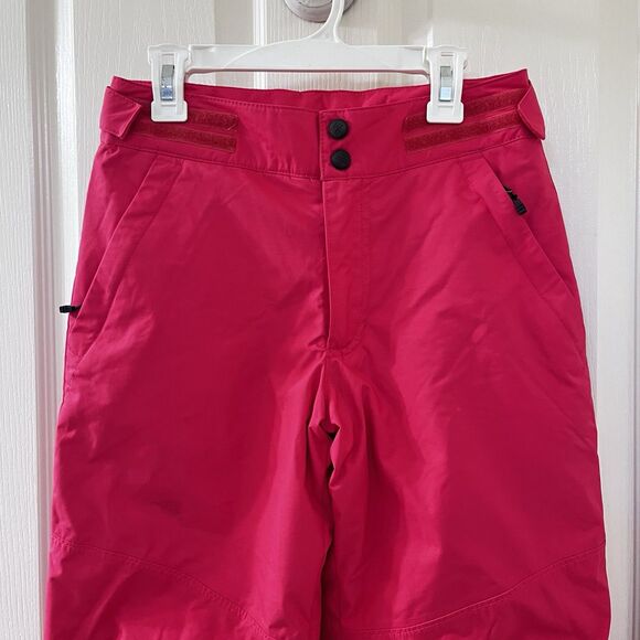 Columbia Omni-Tech Bugaboo Snow Pants Waterproof Insulated Pink Girls Size 10-12 - Picture 2 of 16